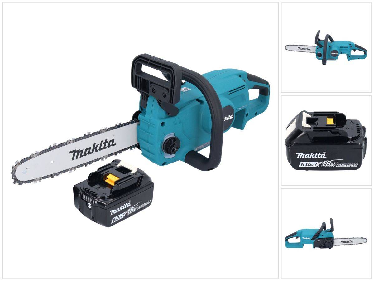 Makita DUC 307 G1X2 Akku Kettensäge 18 V 30 cm 7,7 m/s Brushless + 1x Akku 6,0 Ah - ohne Ladegerät