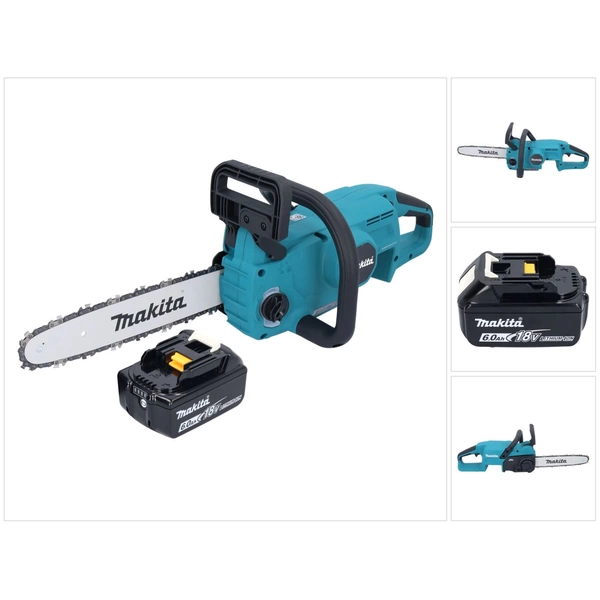 Makita DUC 307 G1X2 Akku Kettensäge 18 V 30 cm 7,7 m/s Brushless + 1x Akku 6,0 Ah - ohne Ladegerät Makita DUC 307 G1X2 Akku Kettensäge 18 V 30 cm 7,7 m/s Brushless + 1x Akku 6,0 Ah - ohne Ladegerät