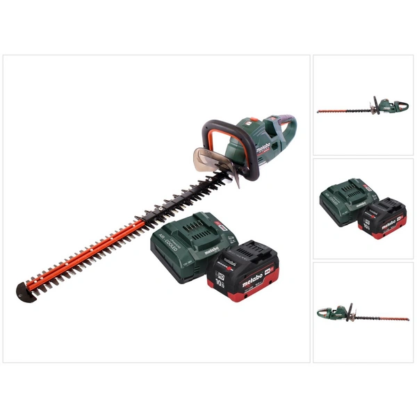 Metabo HS 18 LTX BL 75 Akku Heckenschere 18 V 75 cm Brushless + 1x Akku 10,0 Ah + Ladegerät Metabo HS 18 LTX BL 75 Akku Heckenschere 18 V 75 cm Brushless + 1x Akku 10,0 Ah + Ladegerät
