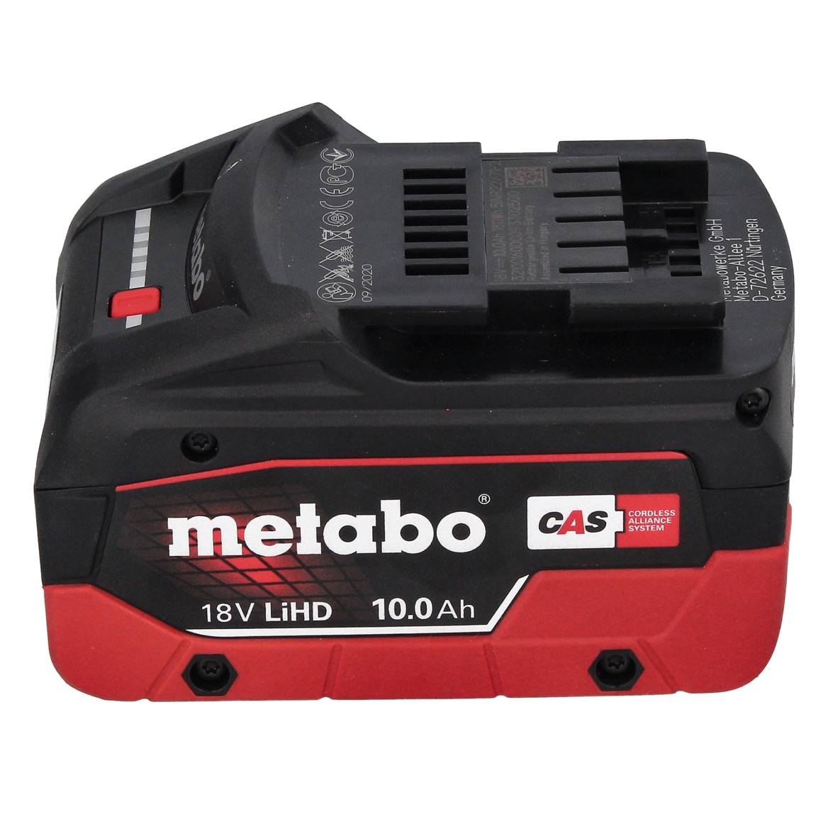 Metabo Basis Set 2x LiHD Akkupack 18 V 10,0 Ah Li-Ion Akku CAS System ( 685142000 ) + ASC 145 Ladegerät AIR COOLED + metaBOX