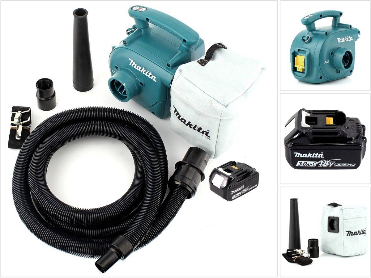 Makita DVC 350 F1 Akku Staubsauger 18V + 1x Akku 3,0Ah - ohne Ladegerät