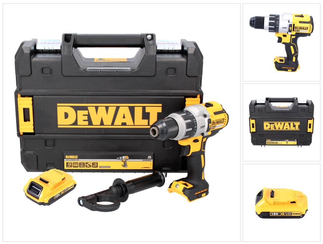 DeWalt DCD 996 NT Akku Schlagbohrschrauber 18 V 95 Nm Brushless + 1x Akku 2,0 Ah + TSTAK - ohne Ladegerät