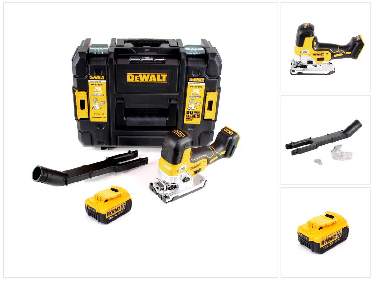 DeWalt DCS 335 NT Akku Stichsäge 18V + 1x Akku 4,0 Ah in TSTAK - ohne Ladegerät