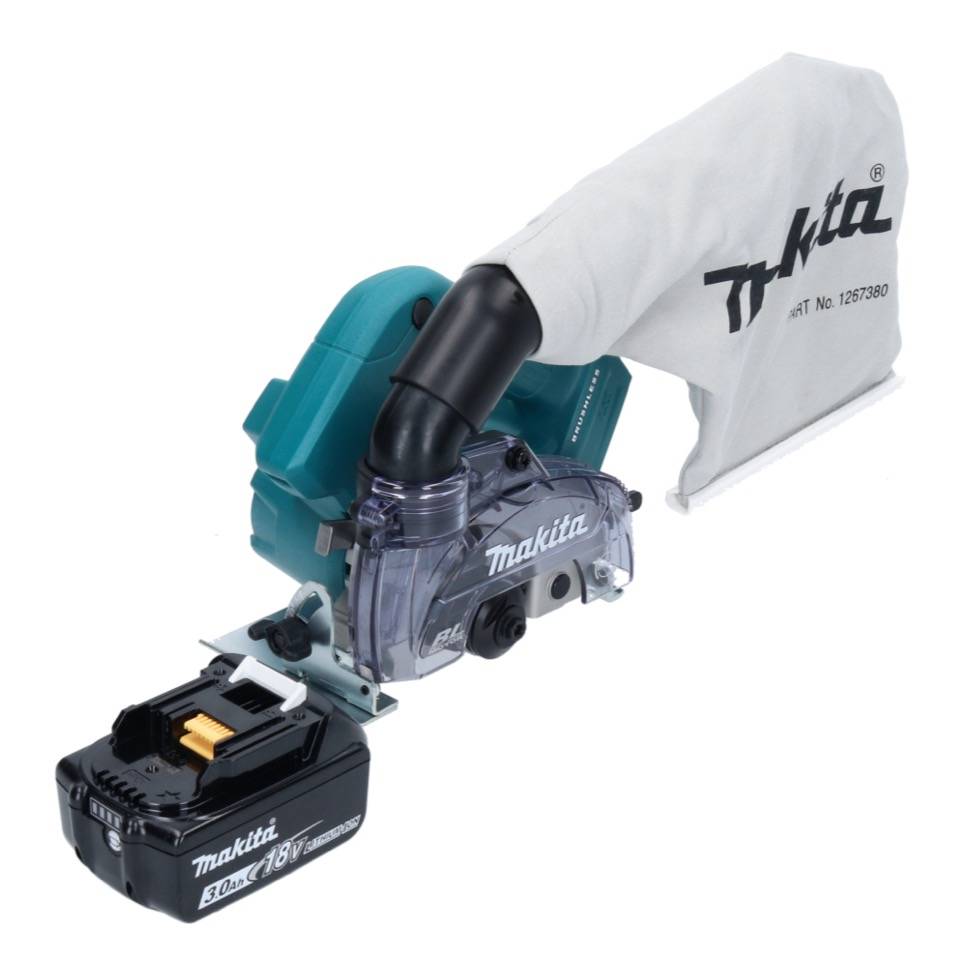 Makita DCC 500 F1 Akku Diamantschneider 18 V 125 mm Brushless + 1x Akku 3,0 Ah - ohne Ladegerät