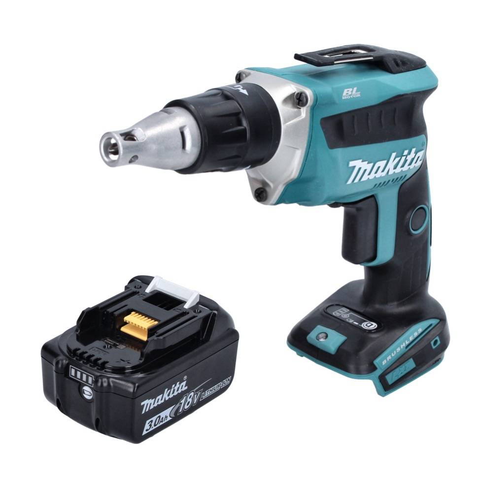 Makita DFS 452 F1 Akku Schnellbauschrauber 18 V Brushless + 1x Akku 3,0 Ah - ohne Ladegerät