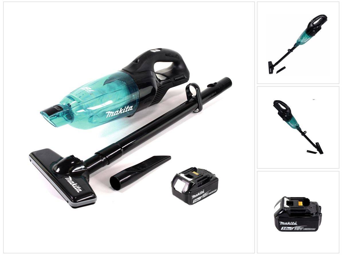 Makita DCL281 FF1B Akku Staubsauger 18V + 1x Akku 3,0Ah - ohne Ladegerät