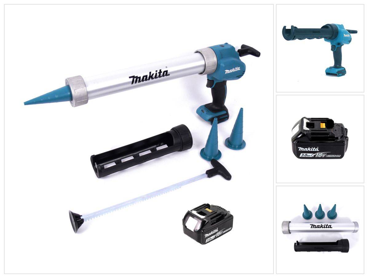 Makita DCG 180 F1X Akku Kartuschenpistole 18 V + 1x Akku 3,0 Ah - ohne Ladegerät