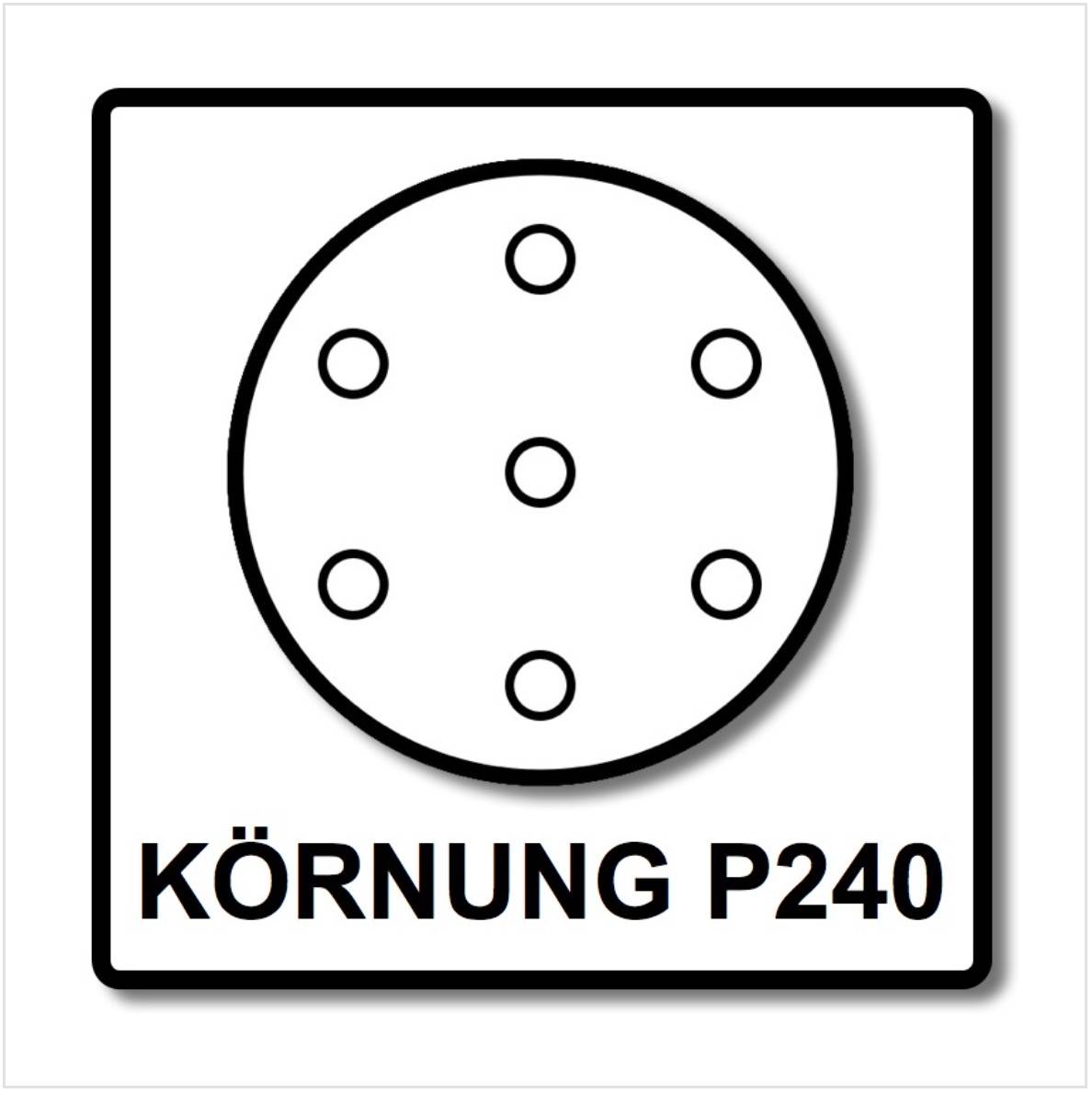 Festool STF D225/8 Granat Schleifscheiben 225 mm PLANEX P240 GR / 25 Stück ( 499642 )