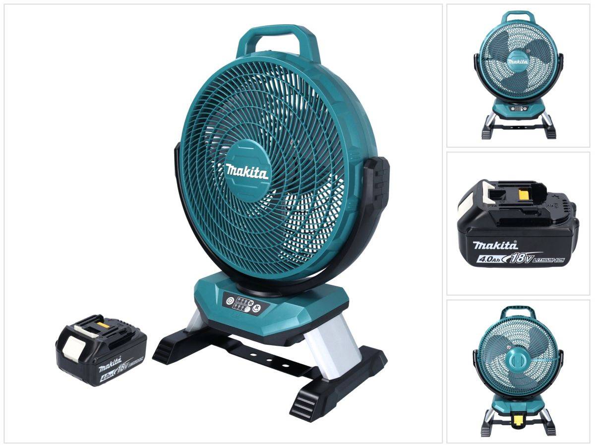 Makita DCF 301 M1 Akku Ventilator Lüfter 18 V 33 cm + 1x Akku 4,0 Ah - ohne Ladegerät