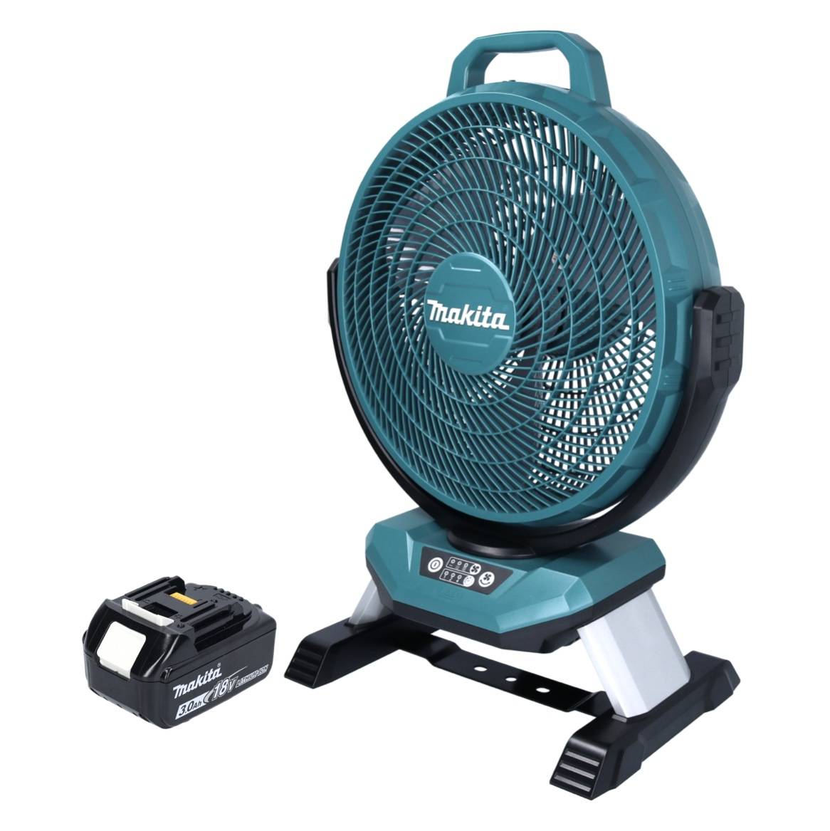 Makita DCF 301 F1 Akku Ventilator Lüfter 18 V 33 cm + 1x Akku 3,0 Ah - ohne Ladegerät