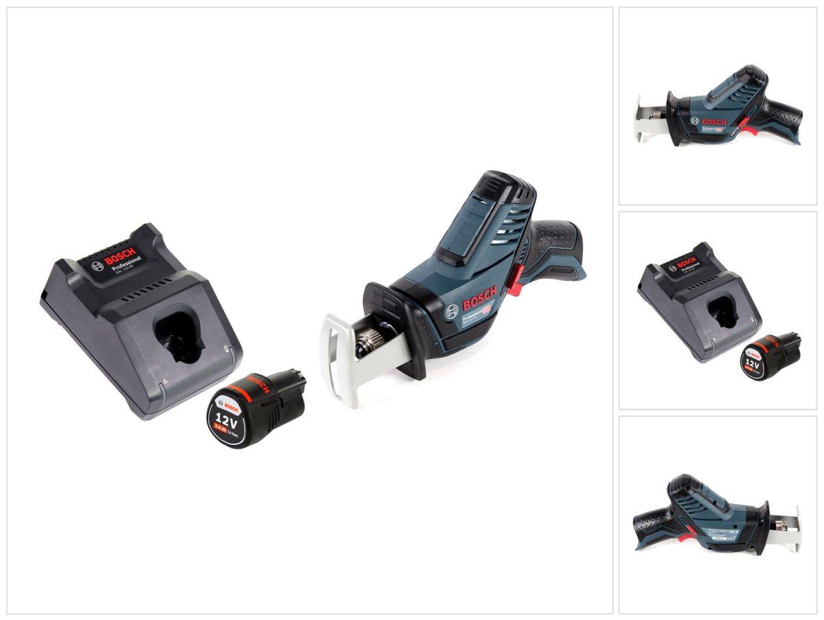 Bosch GSA 12V-14 Akku Säbelsäge 12 V + 1x Akku 2,0 Ah + Ladegerät