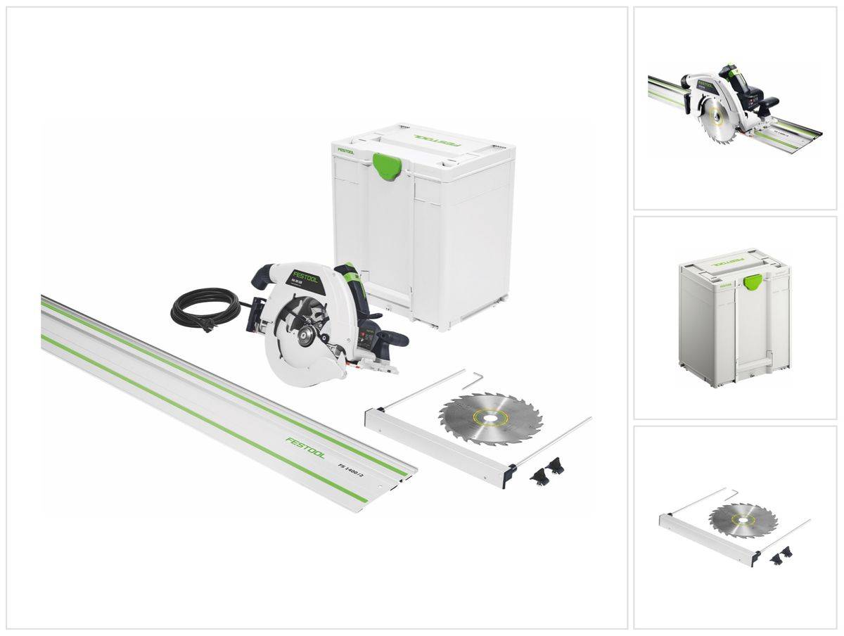Festool HK 85 EB-Plus-FS Handkreissäge Kappsäge 1900 W 230 mm ( 576138 ) + Sägeblatt HW + Führungsschiene + Systainer - Nachfolger von 574661