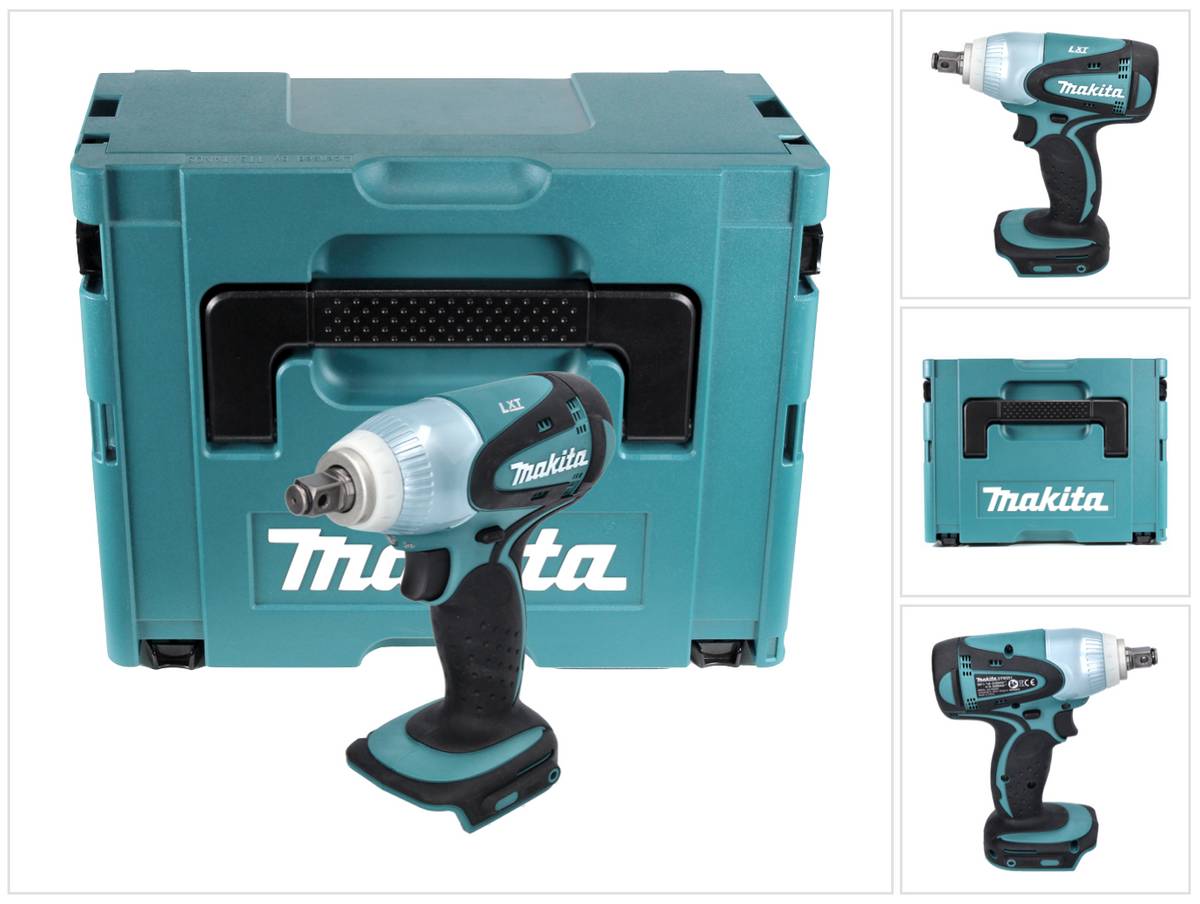 Makita DTW 251 ZJ Akku Schlagschrauber 18 V 230 Nm 1/2" + Makpac - ohne Akku, ohne Ladegerät