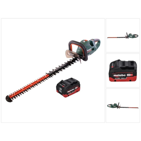 Metabo HS 18 LTX BL 75 Akku Heckenschere 18 V 75 cm Brushless + 1x Akku 10,0 Ah - ohne Ladegerät Metabo HS 18 LTX BL 75 Akku Heckenschere 18 V 75 cm Brushless + 1x Akku 10,0 Ah - ohne Ladegerät