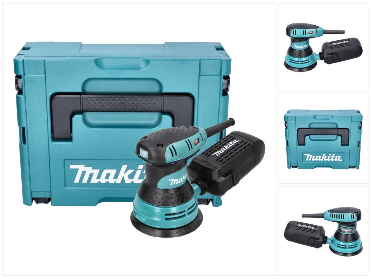 Makita BO 5031 J Exzenterschleifer Schleifmaschine 300 Watt 125 mm + Makpac