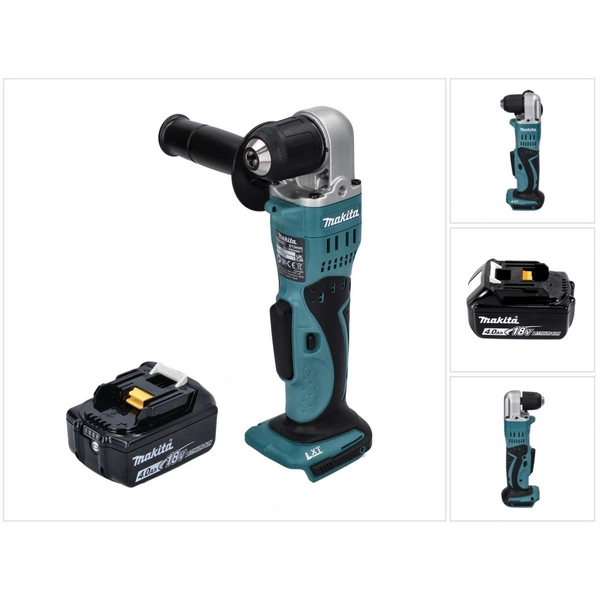 Makita DDA 351 M1 Akku Winkelbohrmaschine 18 V 13,5 Nm + 1x Akku 4,0 Ah - ohne Ladegerät Makita DDA 351 M1 Akku Winkelbohrmaschine 18 V 13,5 Nm + 1x Akku 4,0 Ah - ohne Ladegerät