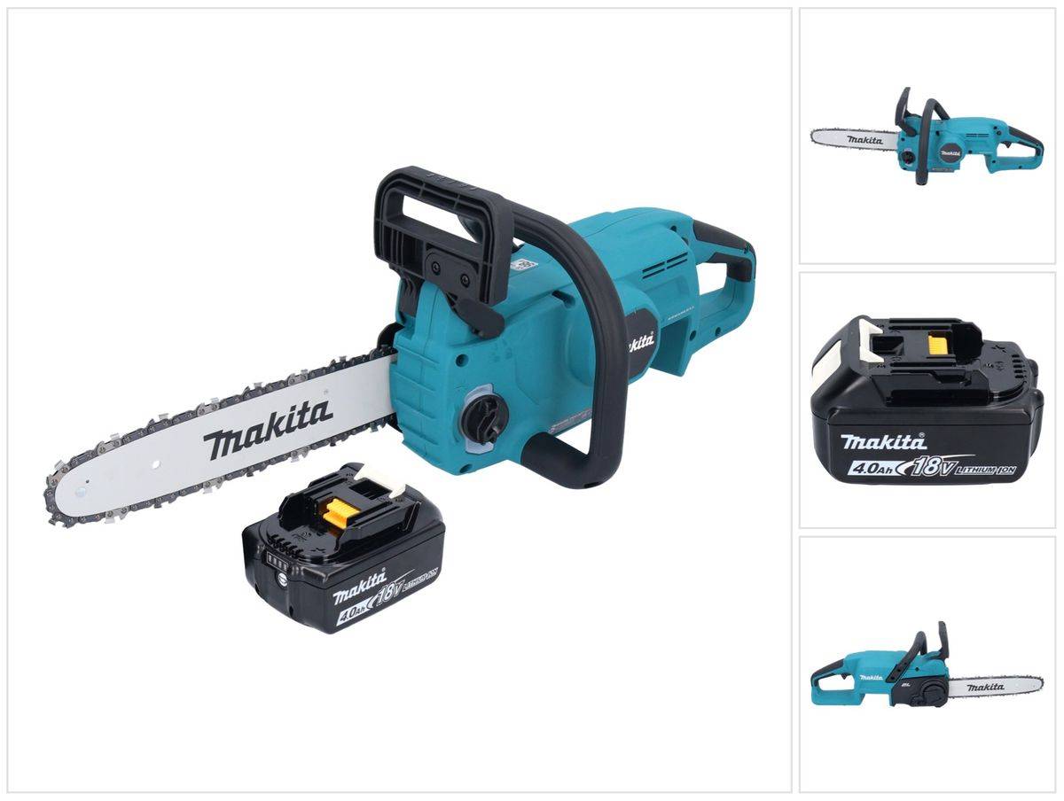 Makita DUC 307 M1X2 Akku Kettensäge 18 V 30 cm 7,7 m/s Brushless + 1x Akku 4,0 Ah - ohne Ladegerät
