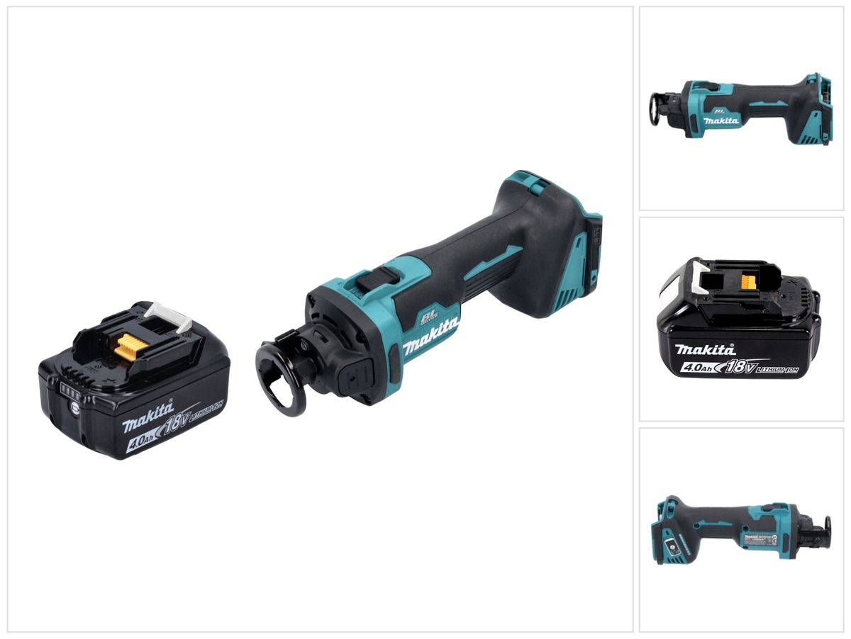 Makita DCO 181 M1 Akku Rotationsschneider 18 V 32000 U/min Brushless + 1x Akku 4,0 Ah - ohne Ladegerät