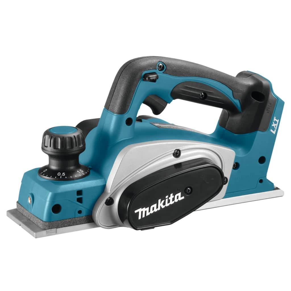 Makita Akku-Hobel 82 mm 18 V Blau und Schwarz