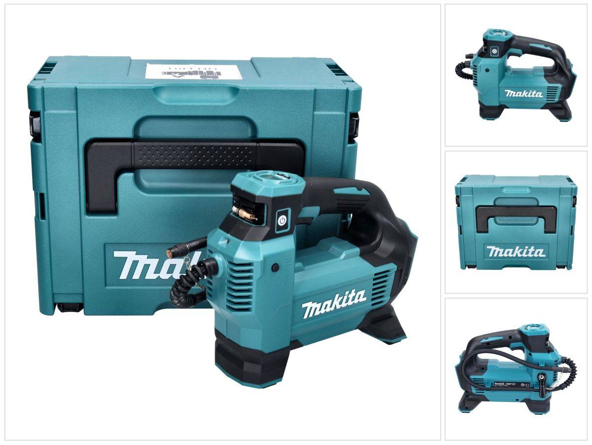 Makita DMP 181 ZJ Akku Kompressor 18 V 11,1 bar + Makpac - ohne Akku, ohne Ladegerät