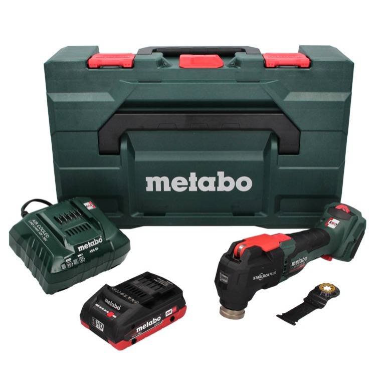 Metabo MT 18 LTX BL QSL Akku Multitool 18 V Brushless Starlock Plus + 1x Akku 4,0 Ah + Ladegerät + metaBOX