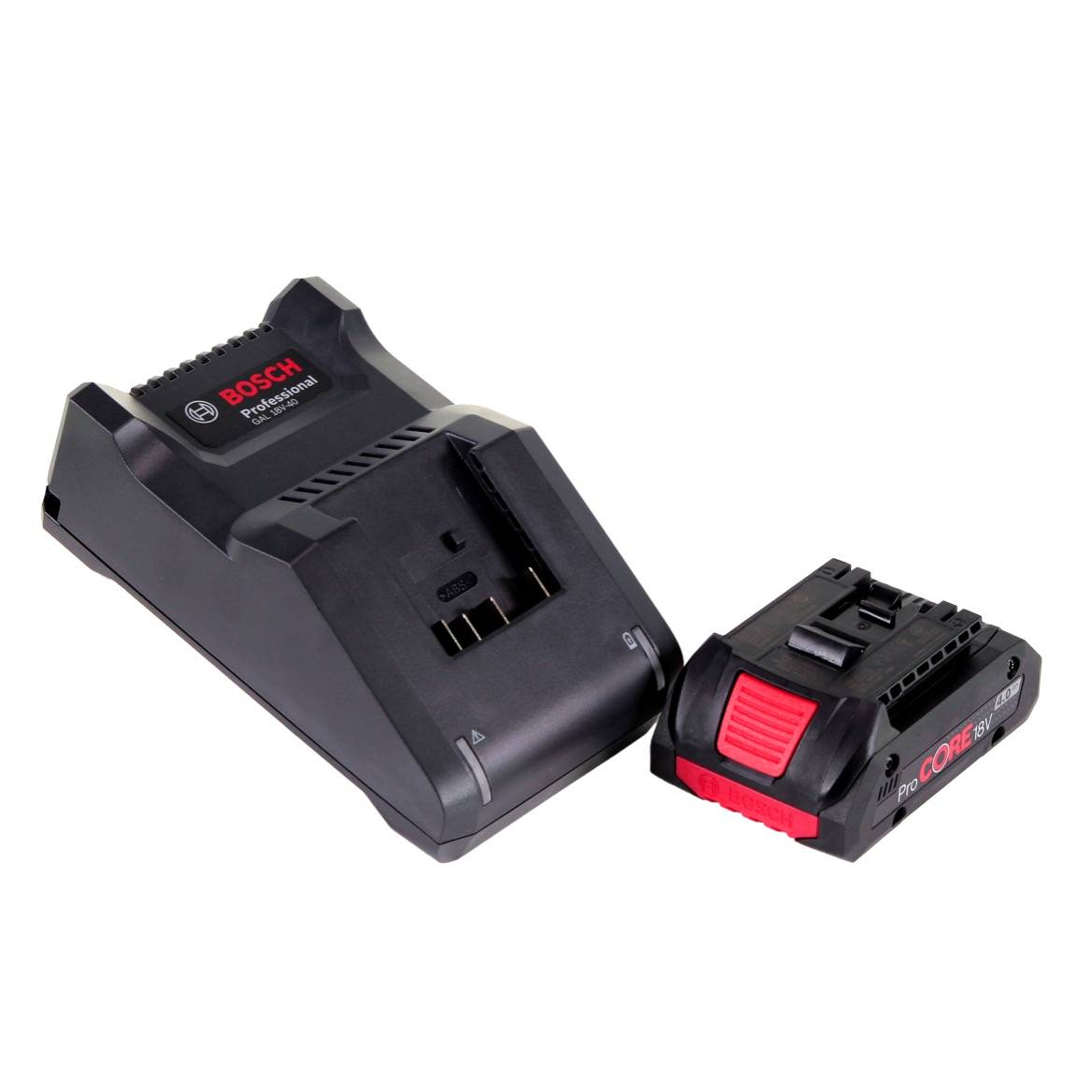 Bosch GHG 18V-50 Professional Akku Heissluftgebläse 18 V 300° C / 500° C + 1x ProCORE Akku 4,0 Ah + Ladegerät + L-Boxx