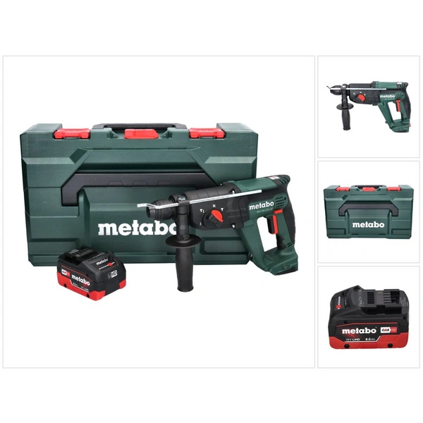 Metabo KH 18 LTX 24 Akku Kombihammer 18 V 2,1 J SDS plus + 1x Akku 8,0 Ah + metaBOX - ohne Ladegerät Metabo KH 18 LTX 24 Akku Kombihammer 18 V 2,1 J SDS plus + 1x Akku 8,0 Ah + metaBOX - ohne Ladegerät