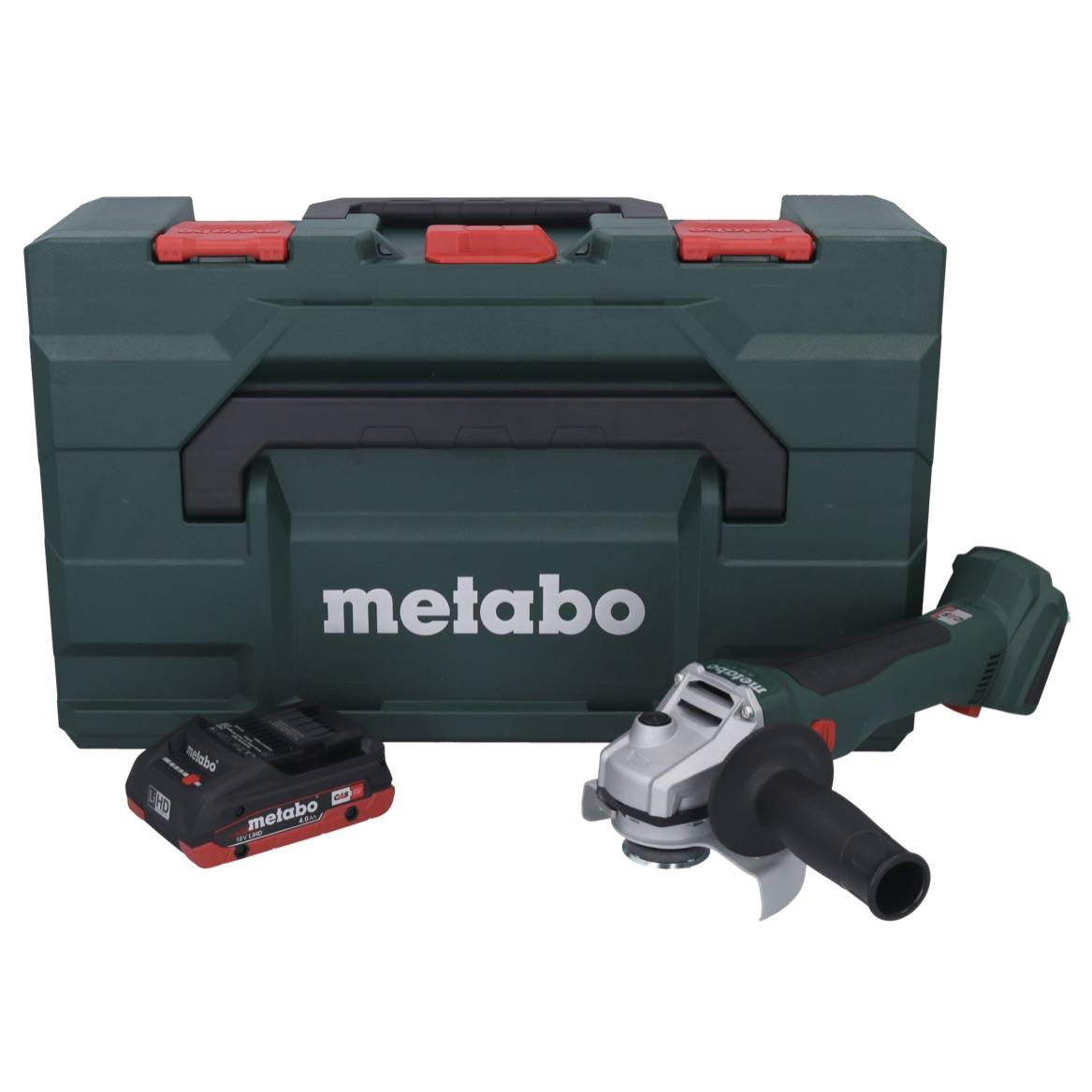Metabo W 18 L BL 9-125 Akku Winkelschleifer 18 V 125 mm Brushless + 1x Akku 4,0 Ah + metaBOX - ohne Ladegerät