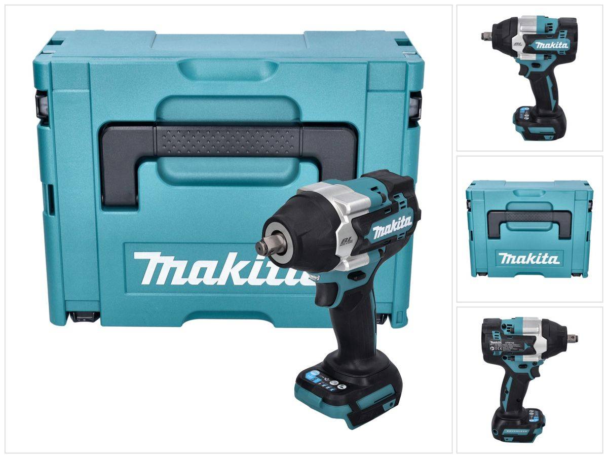 Makita DTW 700 ZJ Akku Schlagschrauber 18 V 700 Nm 1/2" XPT Brushless + Makpac - ohne Akku, ohne Ladegerät