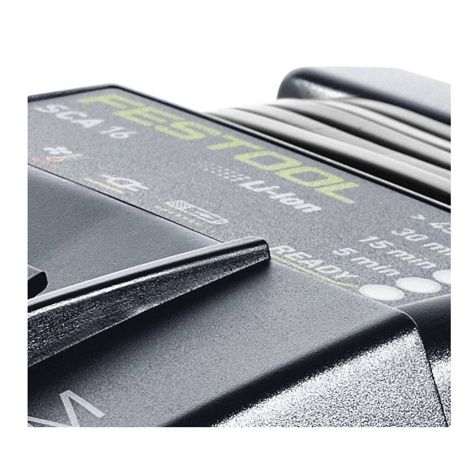 Festool Energie Set 3x BP 18 Li 5,0 ASI EU Akkupack 18 V 5,0 Ah ( 3x 577660 ) + SCA 16 Schnellladegerät 10,8 V - 18 V ( 576953 )