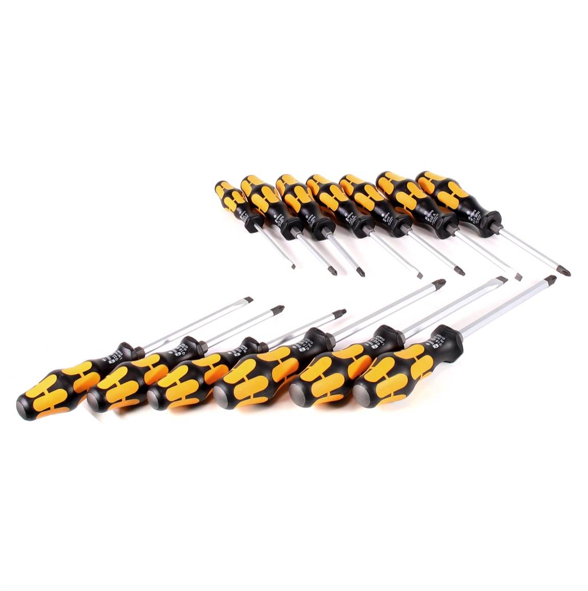 Wera Kraftform Big Pack 900 Schraubendreher Schraubmeißel Set + 2x Rack Wandhalterung ( 05133285001 )