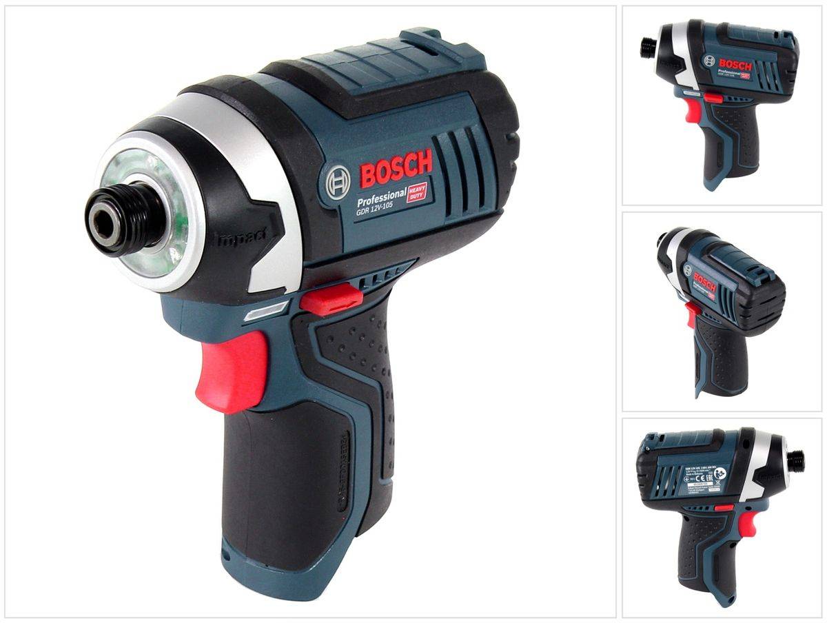 Bosch GDR 12V-105 Akku Drehschlagschrauber 12V 105Nm Solo ( 06019A6901 ) - ohne Akku, ohne Ladegerät