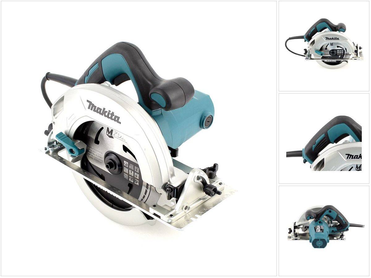 Makita HS 7601 Handkreissäge 1200W + 1x MForce Sägeblatt 190 mm