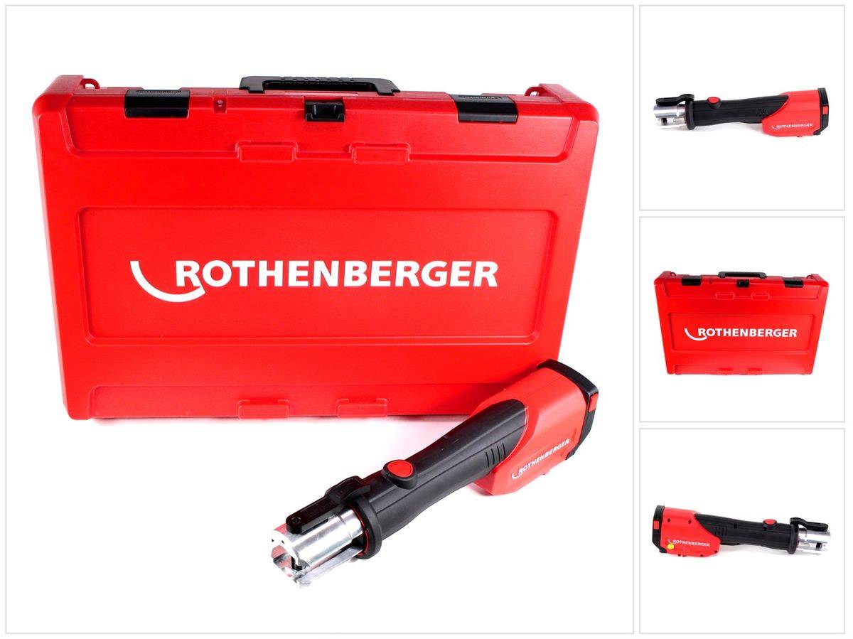 Rothenberger ROMAX 4000 Akku Pressmaschine 18 V Li-Ion elektrohydraulisch Solo im Transportkoffer ( 1000002683 ) - ohne Akku, ohne Ladegerät