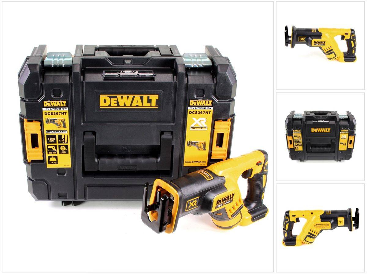 DeWalt DCS 367 NT Akku Reciprosäge Säbelsäge 18V Brushless Solo + TSTAK - ohne Akku, ohne Ladegerät