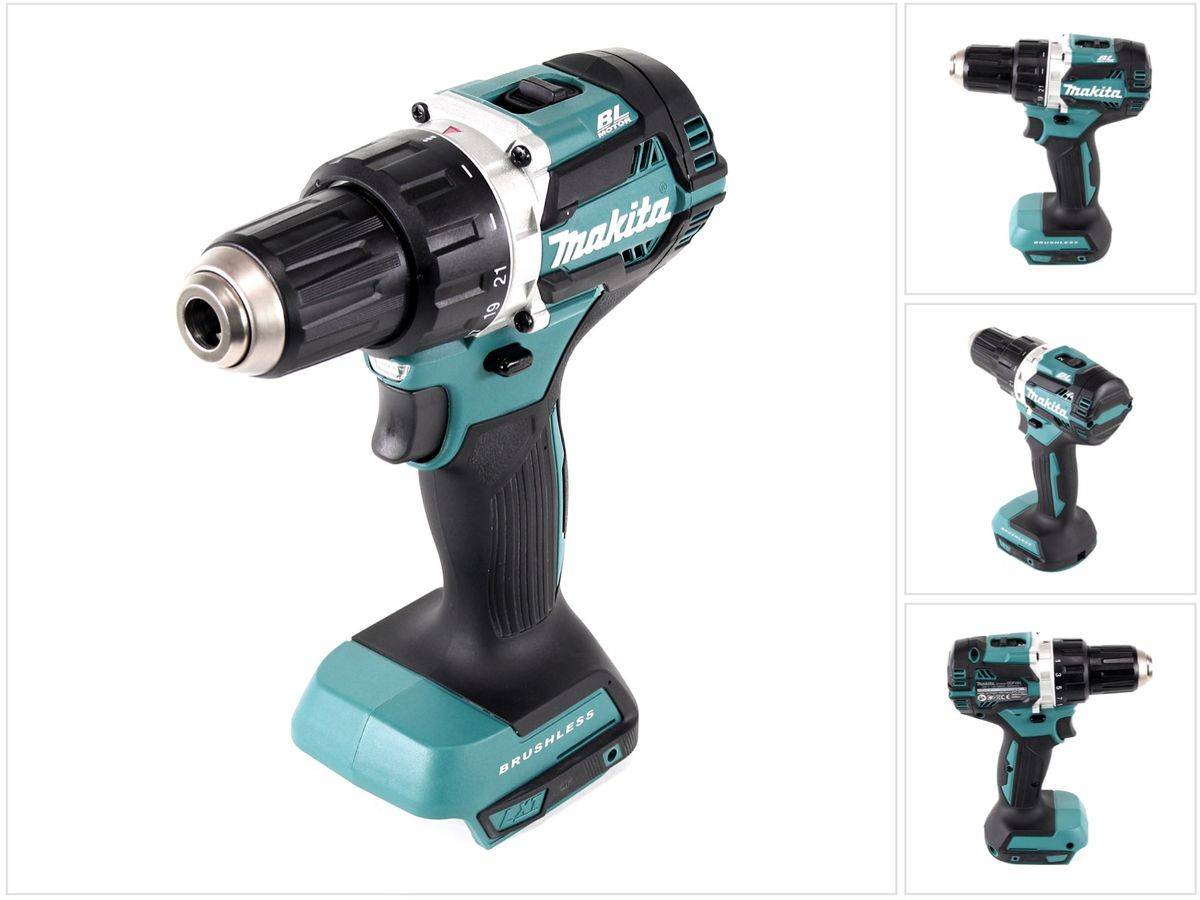 Makita DDF 484 Z Akku Bohrschrauber brushless 18V 54Nm Solo - ohne Akku, Ladegerät und Koffer