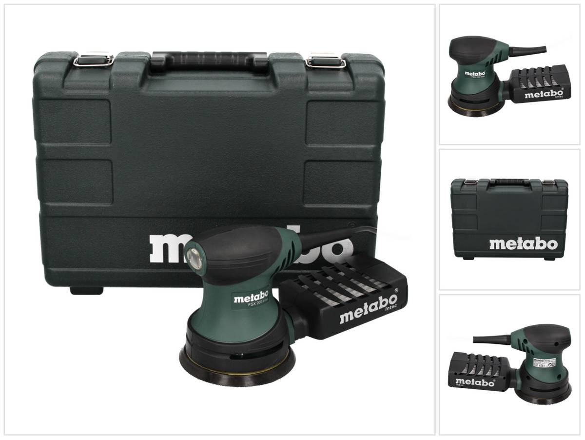 Metabo FSX 200 Intec Exzenterschleifer 240 Watt 125 mm + Koffer ( 609225500 )