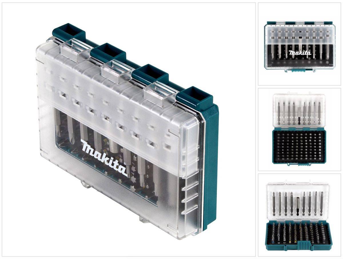 Makita Bit-Set 99 teilig 25 mm, 75 mm in praktischer Box ( P-81050 )