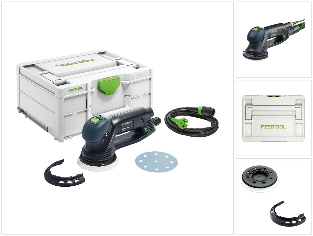 Festool Rotex RO 125 FEQ-Plus Getriebe-Exzenterschleifer 500 W 125 mm + systainer ( 576029 ) - Nachfolger von 571779