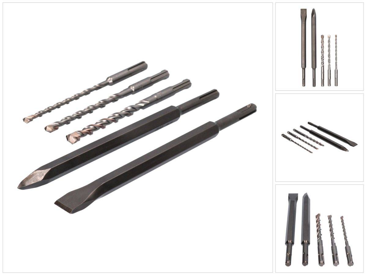 Metabo Bohrer und Meißel Set SP 5 tlg. SDS plus 6 / 8 / 10 mm ( 630465000 )