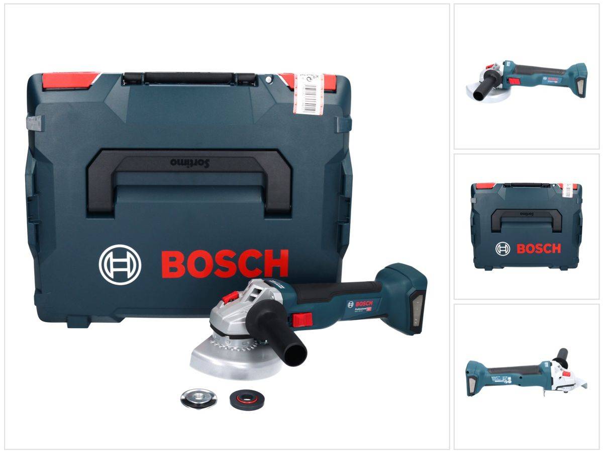Bosch GWS 18V-10 Professional Akku Winkelschleifer 18 V 125 mm Brushless ( 06019J4003 ) + L-Boxx - ohne Akku, ohne Ladegerät