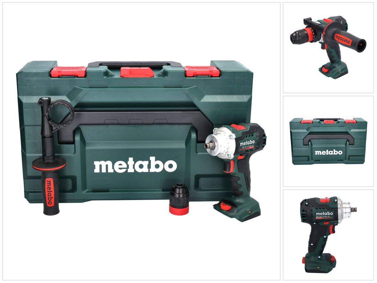 Metabo BS 18 LTX BL Q I Akku Bohrschrauber 18 V 130 Nm Brushless ( 602359840 ) + metaBOX - ohne Akku, ohne Ladegerät