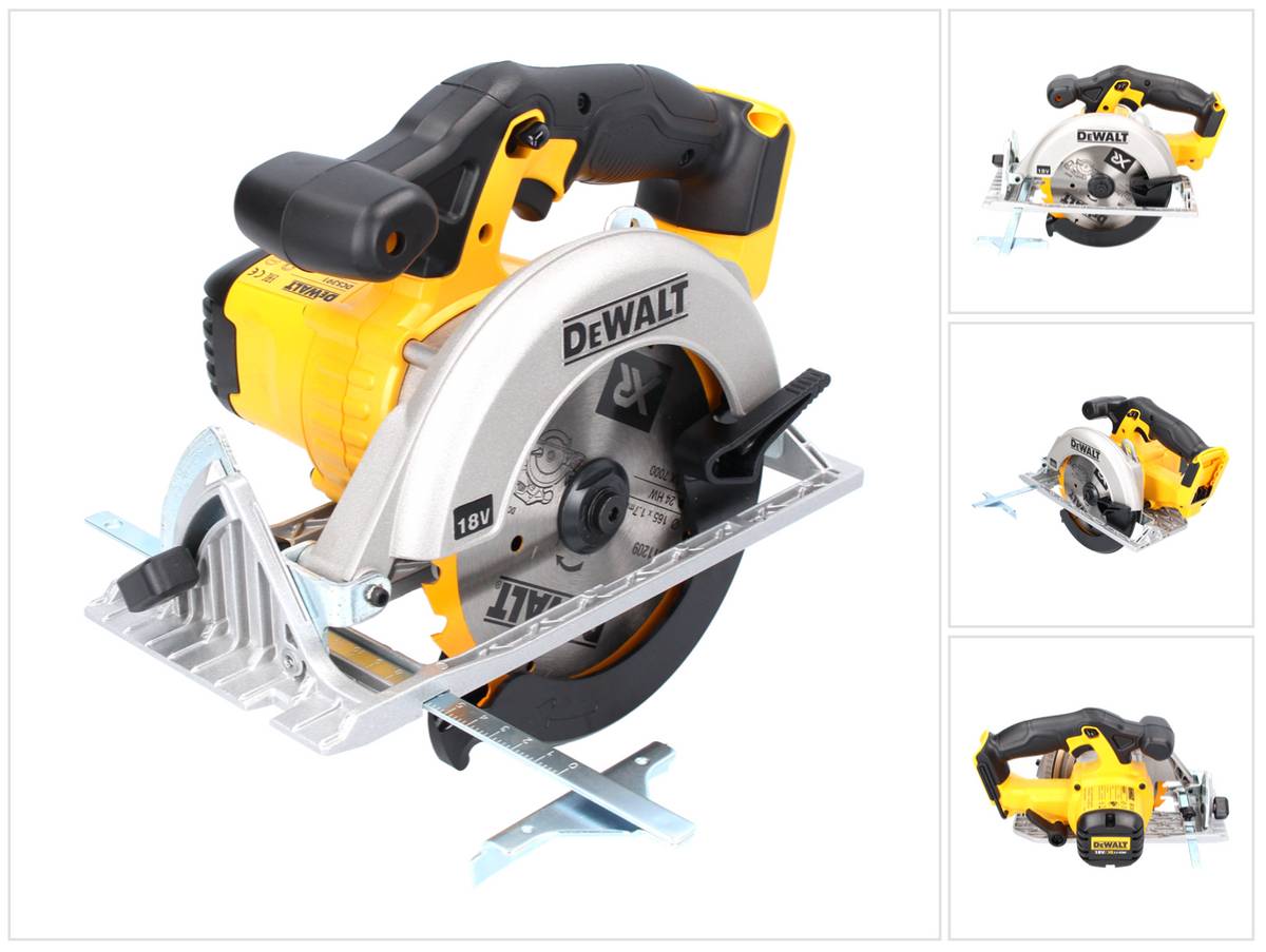 DeWalt DCS 391 N Akku Handkreissäge 18 V 165 mm + Sägeblatt - ohne Akku, ohne Ladegerät