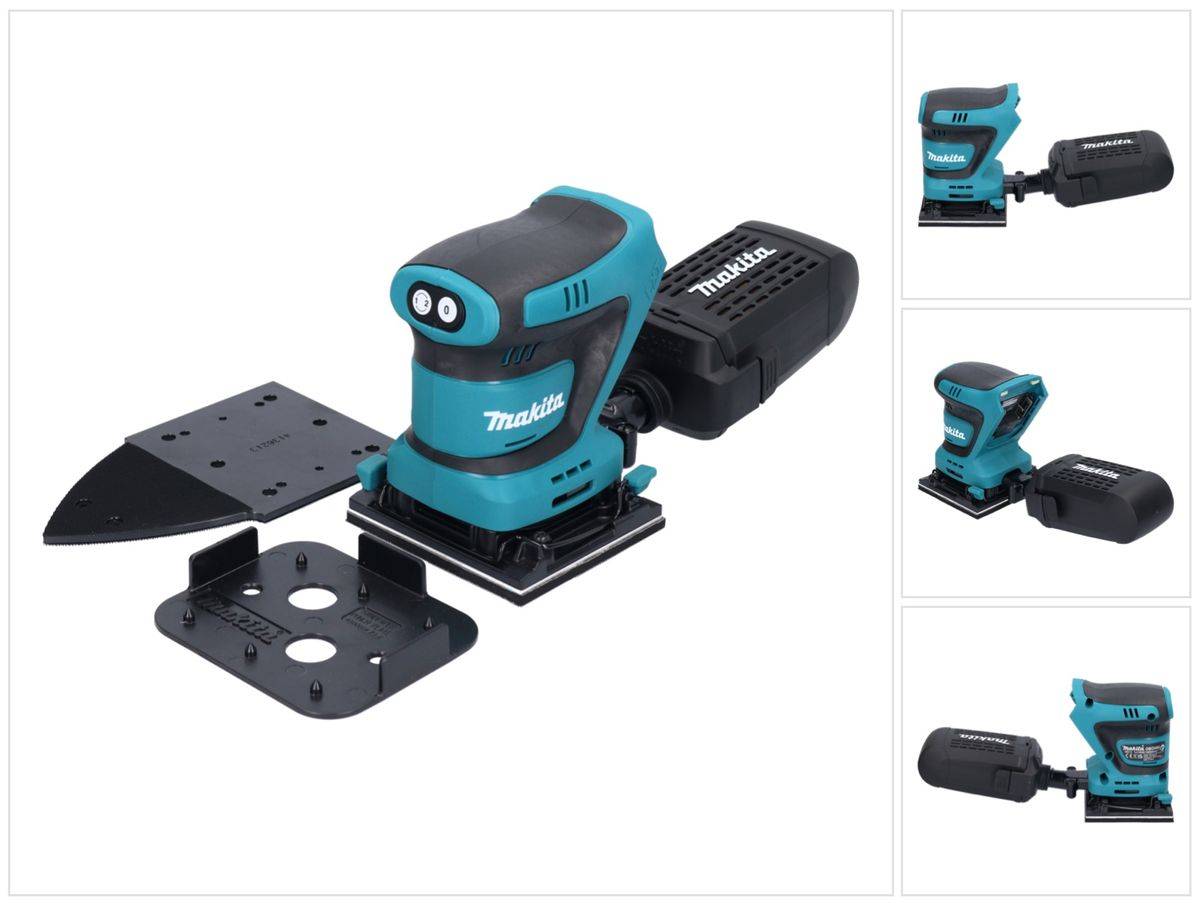Makita DBO 480 Z Akku Schwingschleifer 18 V 112 x 102 mm Solo - ohne Akku, ohne Ladegerät