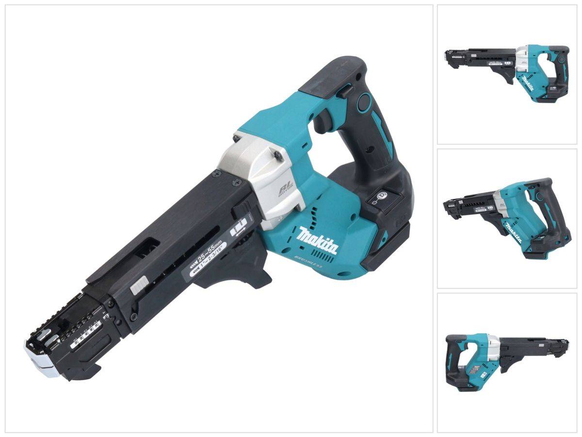 Makita DFR 551 Z Akku Magazinschrauber 18 V 25 - 55 mm Brushless Solo - ohne Akku, ohne Ladegerät