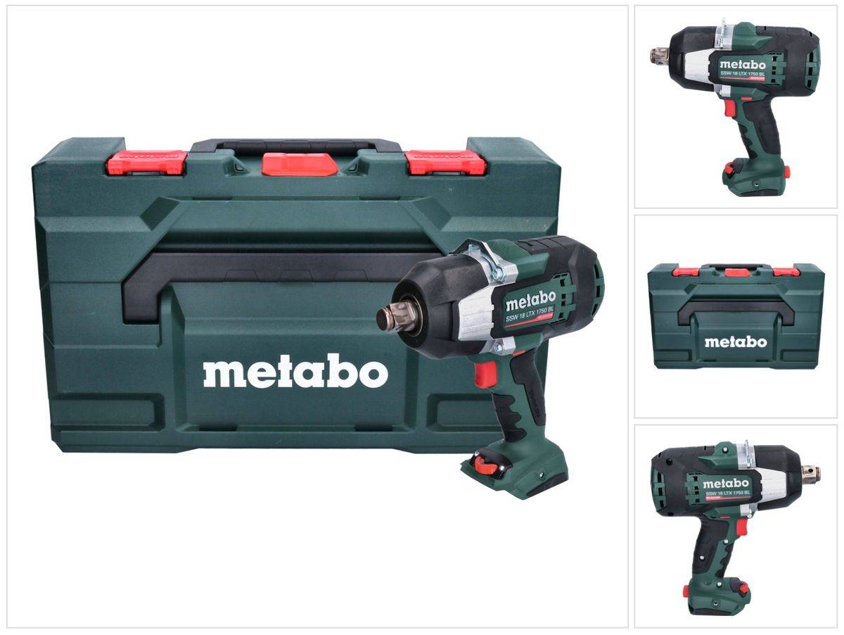 Metabo SSW 18 LTX 1750 BL Akku Schlagschrauber 18 V 1750 Nm 3/4" Brushless ( 602402840 ) + metaBOX - ohne Akku, ohne Ladegerät