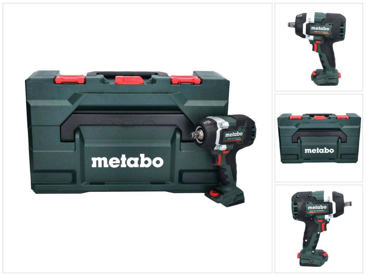 Metabo SSW 18 LTX 800 BL Akku Schlagschrauber 18 V 800 Nm 1/2" ( 602403840 ) Brushless + metaBOX - ohne Akku, ohne Ladegerät