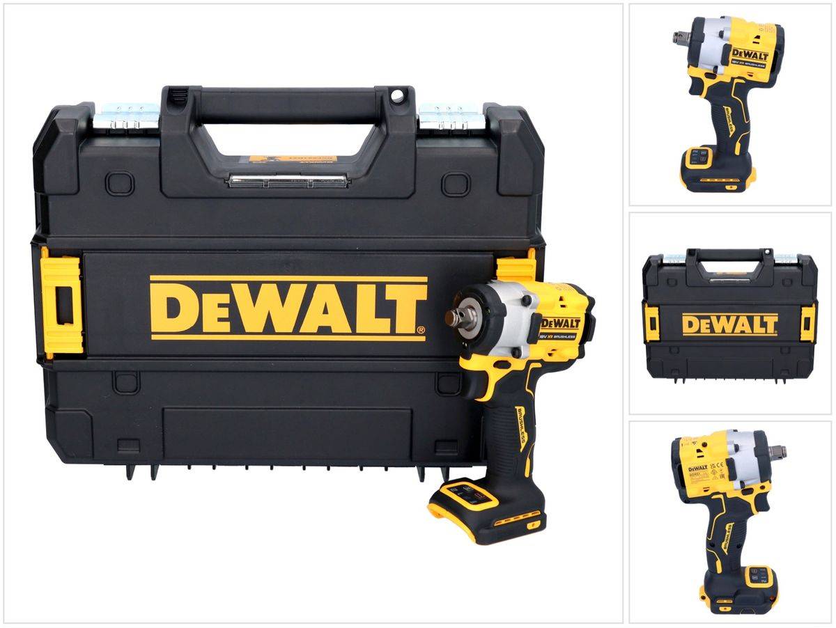 DeWalt DCF 921 NT Akku Schlagschrauber 18 V 400 Nm 1/2" Brushless + TSTAK - ohne Akku, ohne Ladegerät