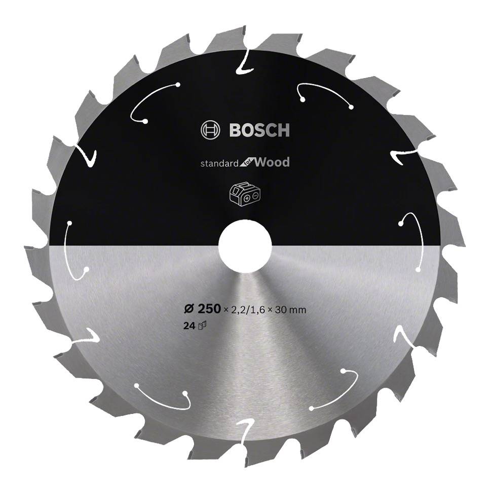 Bosch Professional Standard for Wood Kreissägeblatt 250 x 30 x 2,2 mm 24 Zähne ( 2608837727 )