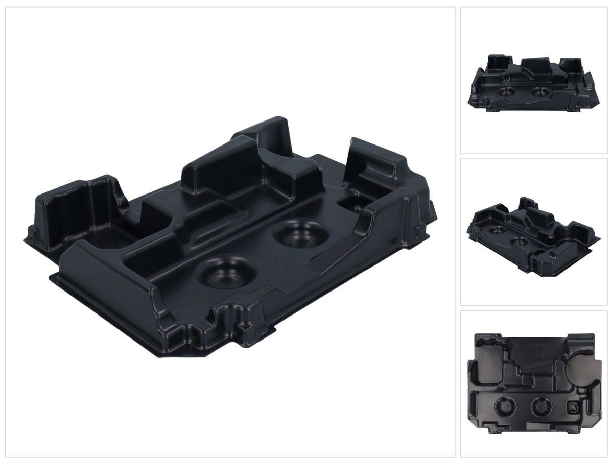 Makita System Einlage für DLX 3116 TJ Akku Hobel Fräse Schrauber für DHP 485 / DRT 50 / DKP 180 ( 835E32-6 ) Tiefziehteil für Makpac